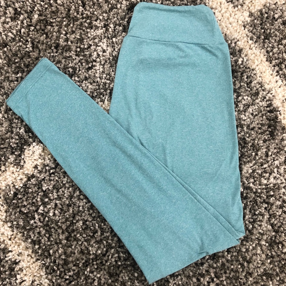 Heathered Blue Lularoe Leggings